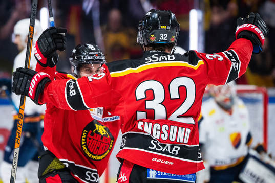 Luleås Oscar Engsund jublar