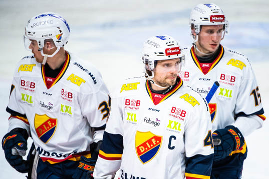 Djurgårdens Daniel Brodin, Jacob Josefson och Jakob Lilja