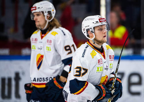 Djurgårdens Axel Jonsson Fjällby och Jesper Pettersson