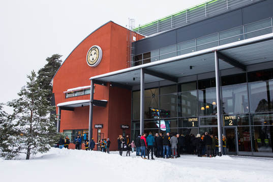 Exteriör av Gavlerinken Arena