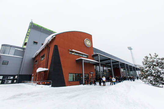 Exteriör av Gavlerinken Arena