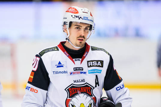 Malmö Redhawks Henrik Hetta deppar