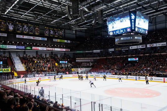 Interiör vy över Gavlerinken Arena