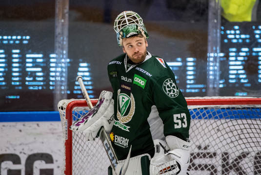 Färjestads målvakt Markus Svensson