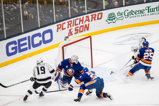 Goalkeeper Robin Lehner of New York Islanders