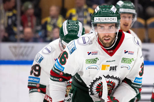 Frölundas Brandon Gormley jublar