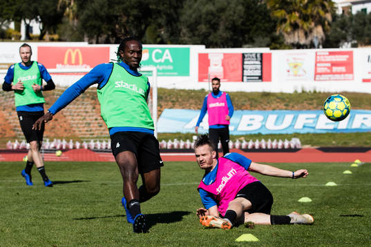 Kebba Ceesay och Jonas Lindberg