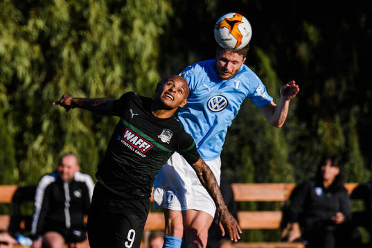 Ferreria Ariclenes Da Silvia of Krasnodar and Lasse Nielsen