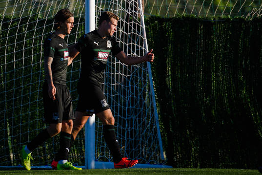 Kristoffer Olsson and Viktor Claesson of Krasnodar