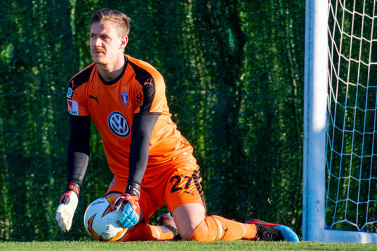 Goalkeeper Johan Dahlin of Malmö FF