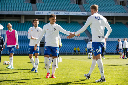 Norrköpings Jordan Larsson och Kasper Larsen