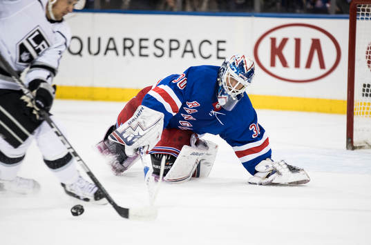 Goaltender Henrik Lundqvist
