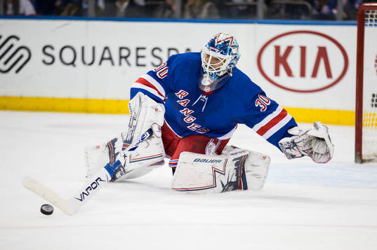 Goaltender Henrik Lundqvist
