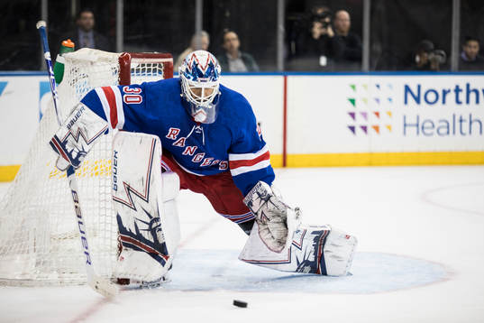 Goaltender Henrik Lundqvist