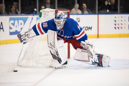 Goaltender Henrik Lundqvist