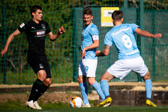 Markus Rosenberg and Arnor Traustason of Malmö FF