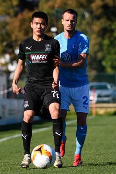 Rustam Khalnazarov of Krasnodar and Eric Larsson of Malmö