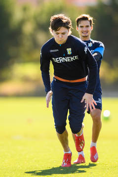 Emil Holm och Amin Affane