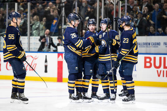 Rasmus Ristolainen, Rasmus Dahlin, Evan Rodrigues, C.J.