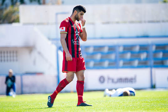 Rewan Amin of Östersund looks dejected