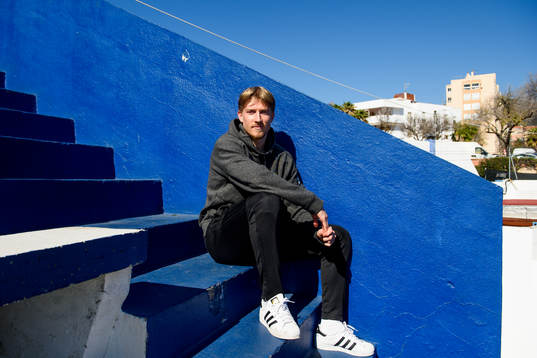 Simon Kroon of Östersund poses for a portrait