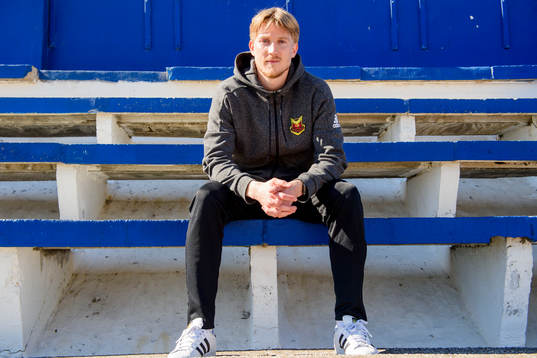 Simon Kroon of Östersund poses for a portrait