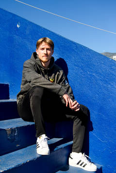 Simon Kroon of Östersund poses for a portrait
