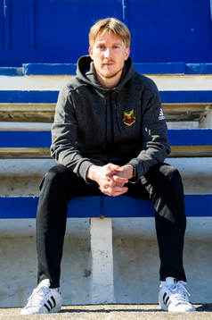 Simon Kroon of Östersund poses for a portrait