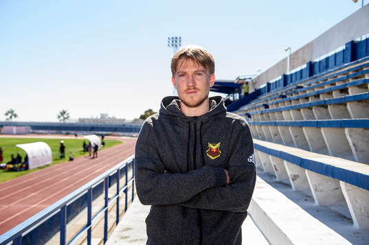 Simon Kroon of Östersund poses for a portrait