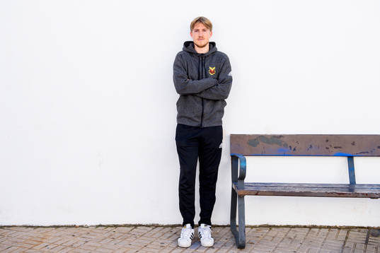 Simon Kroon of Östersund poses for a portrait