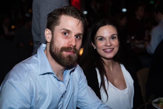 Jonathan Sigalet of Frölunda at the banquet