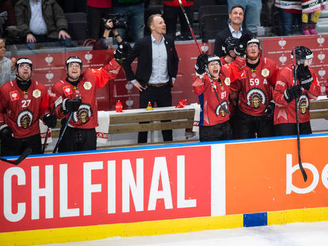 Ryan Lasch and Simon Hjalmarsson celebrate
