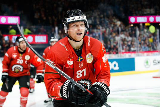 Ryan Lasch of Frölunda celebrates the 2-0 goal