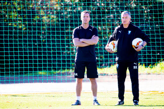 Sportchef Daniel Andersson och assisterande tränare Rob