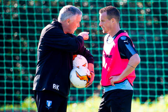 Assisterande tränare Rob Kelly och Eric Larsson