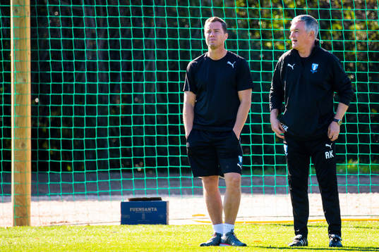 Sportchef Daniel Andersson och assisterande tränare Rob