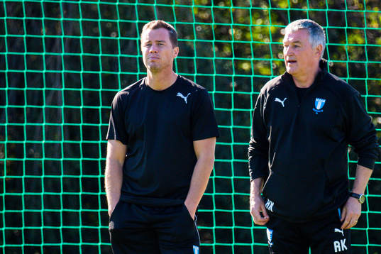 Sportchef Daniel Andersson och assisterande tränare Rob