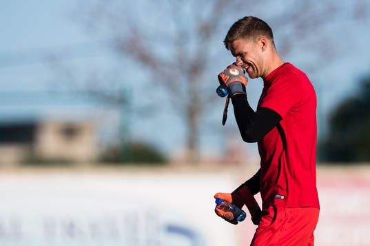 Sirius målvakt Lukas Jonsson
