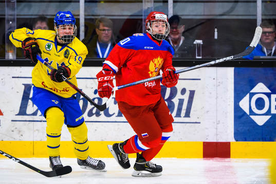Sveriges Alexander Ljungkrantz och Rysslands Artyom Udot