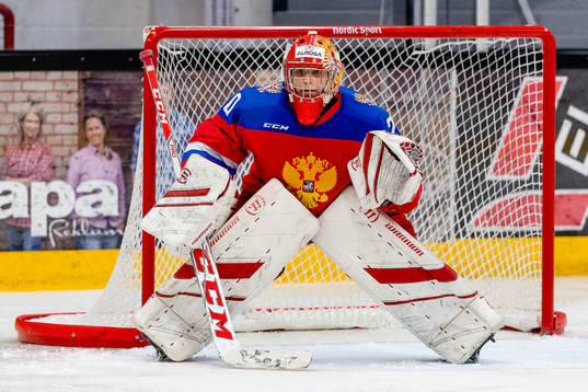 Rysslands målvakt Yegor Guskov