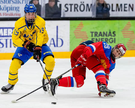 Sveriges Alexander Ljungkrantz och Rysslands Artyom