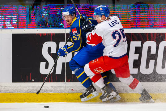 Emil Djuse of Sweden and Radan Lenc of Czech Republic