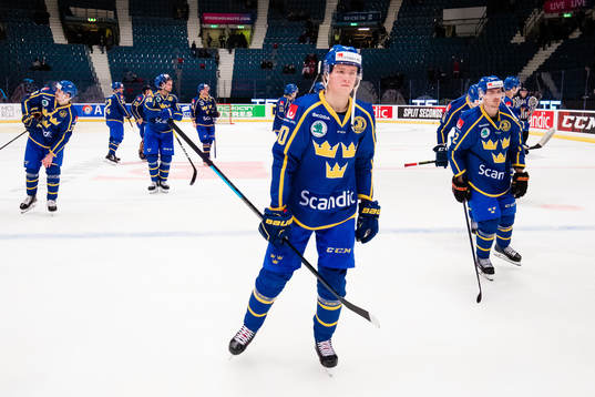 Jesper Boqvist  of Sweden looks dejected