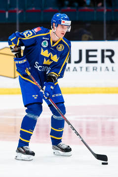 Fredrik Händemark  of Sweden a head of the Beijer Hockey