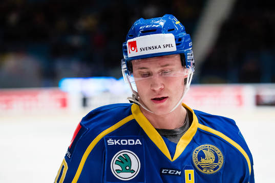 Dennis Rasmussen of Sweden looks dejected