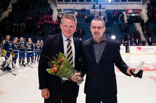 Tommy Samuelsson (r) beside Anders Larsson, Swedish