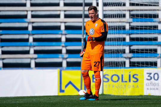 Goalkeeper Johan Dahlin of Malmö FF