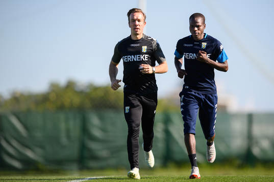 Fysio Roland Kaldéus och Alhassan Yusuf Abdullahi