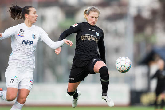Växjös Nellie Karlsson och Göteborgs Rebecka Blomqvist