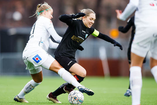 Växjös Stina Lennartsson och Göteborgs Elin Rubensson